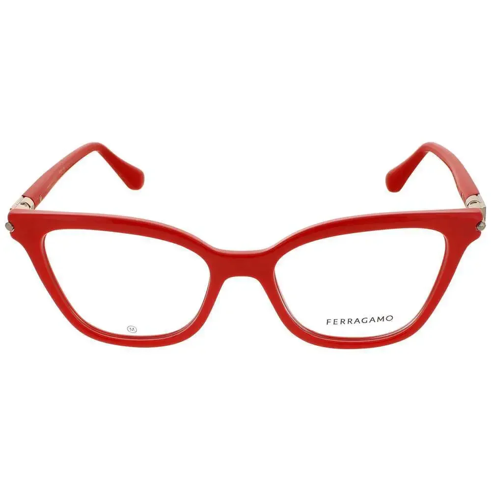 NWT Salvatore Ferragamo SF2991 Red 51mm Eyeglasses